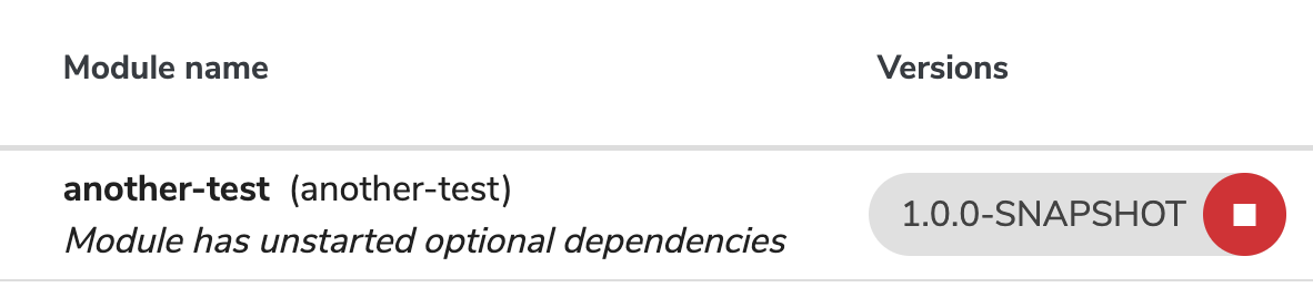 unresolved optional dependency message 