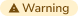 Warning badge