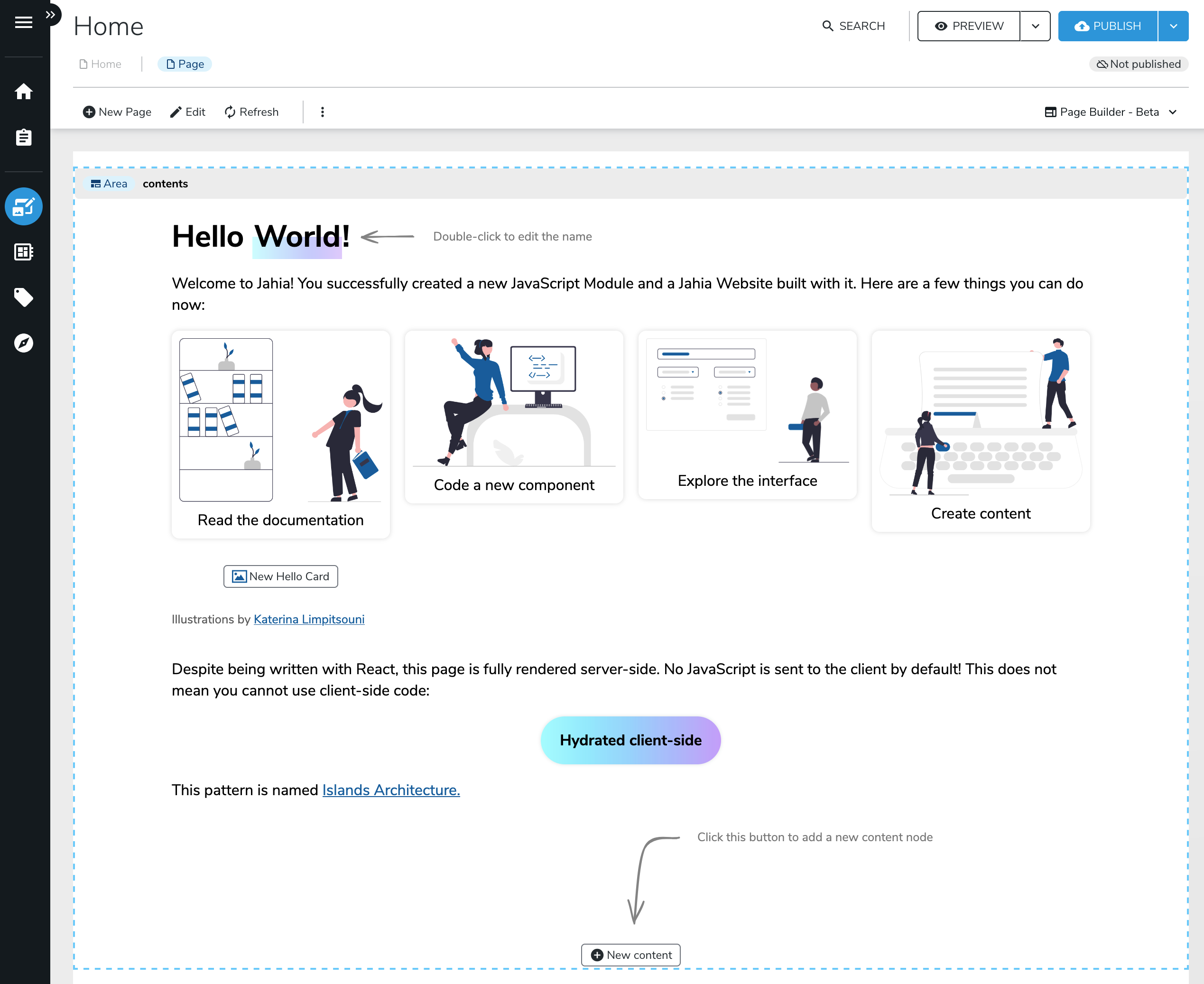 JavaScript Modules Hello World